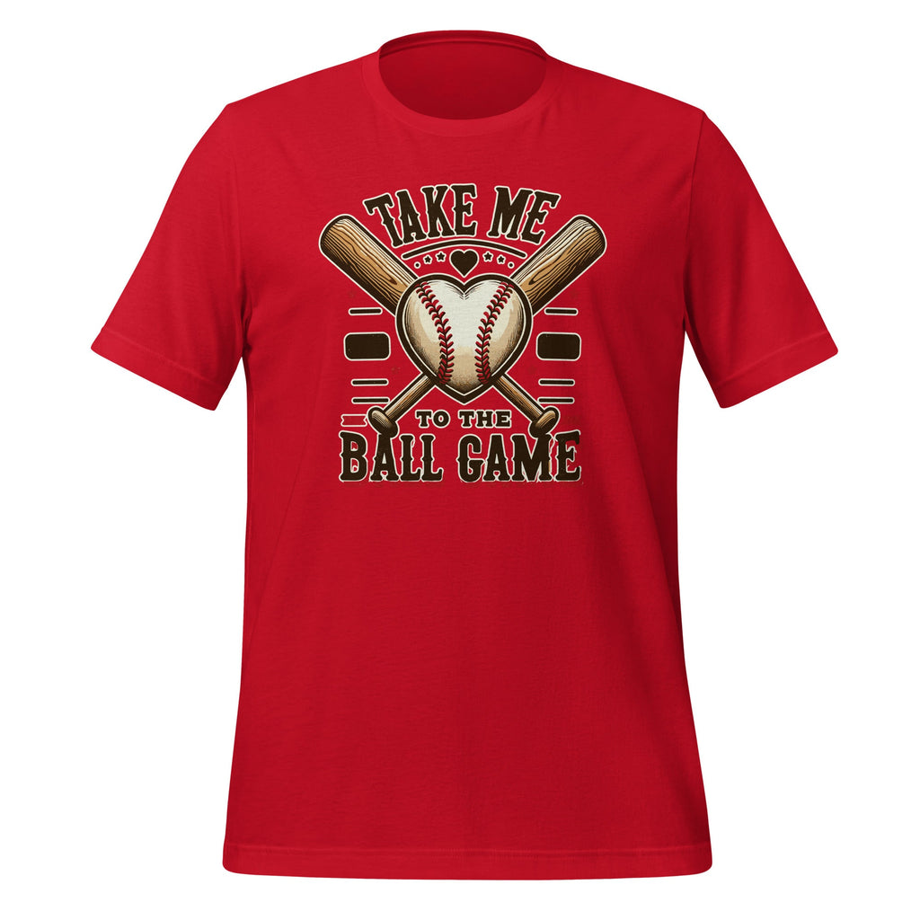 Take Me To Ball Game Baseball Softball Cheer Mom Retro product image 4