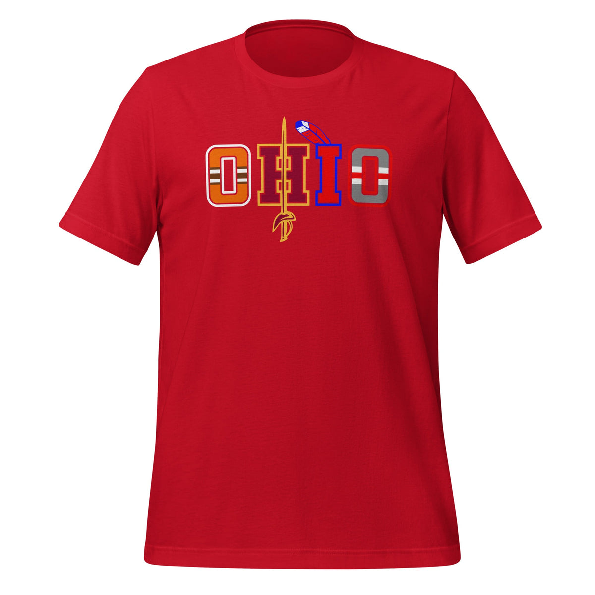 OHIO Sports Fans Cleveland and Columbus Vintage Unisex product image 5