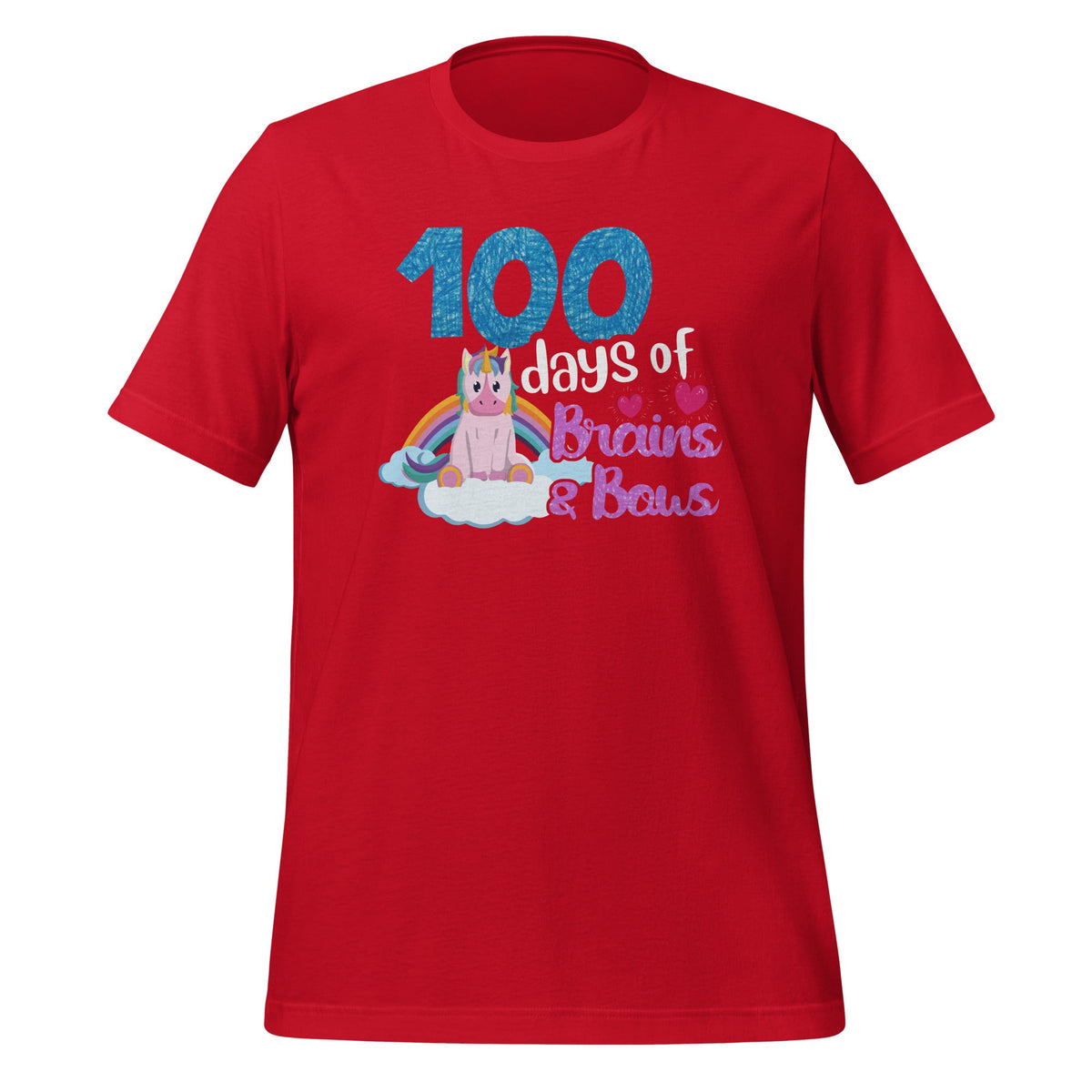 100 Days Of Brains Bows - Unicorn - 100th Day Of School product image 4