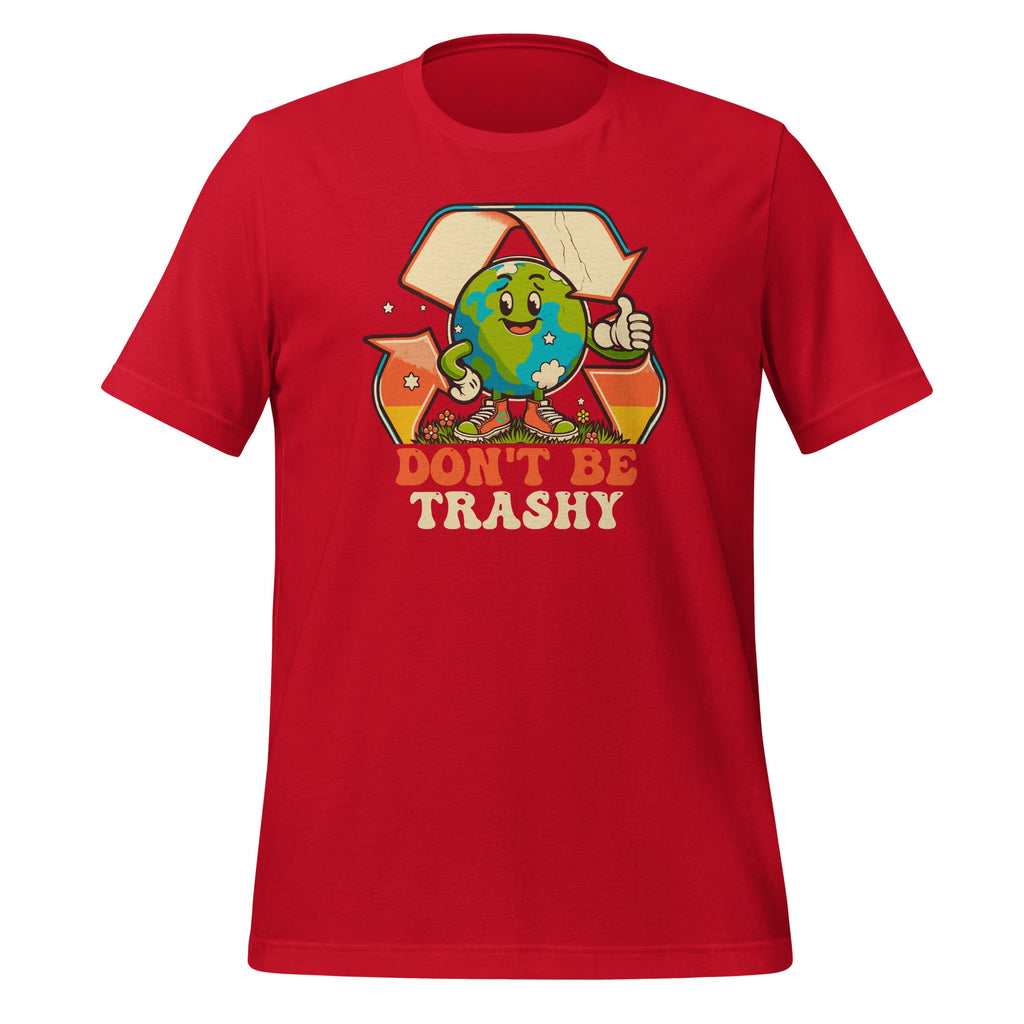 Earth Day Don't Be Trashy Retro Aesthetics Funny Unisex product image 4