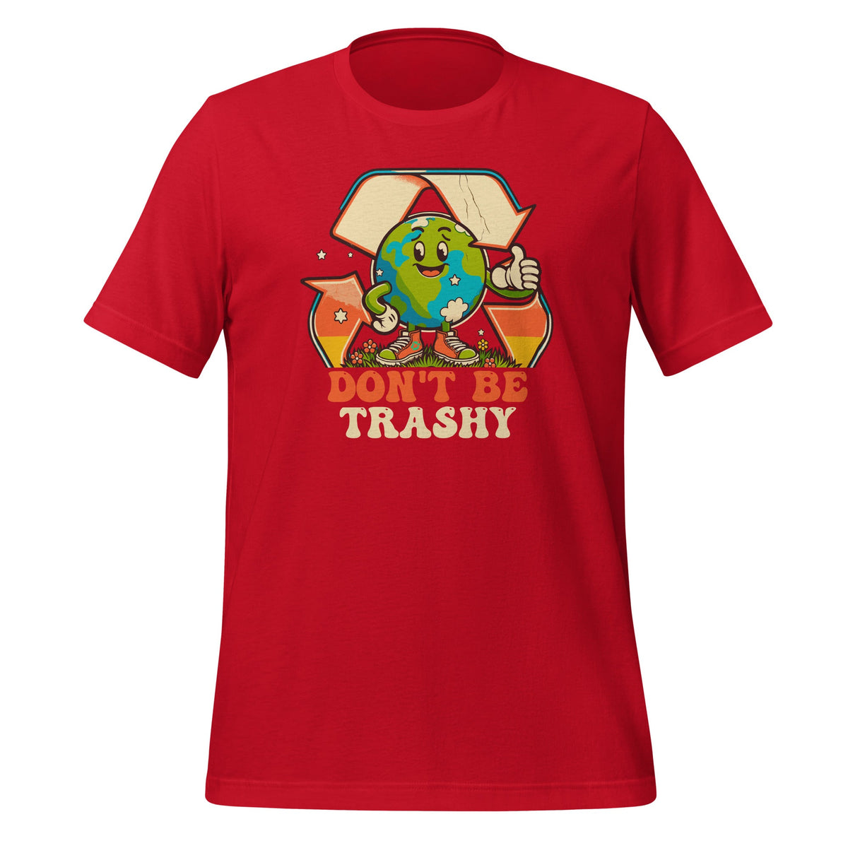Earth Day Don't Be Trashy Retro Aesthetics Funny Unisex product image 4