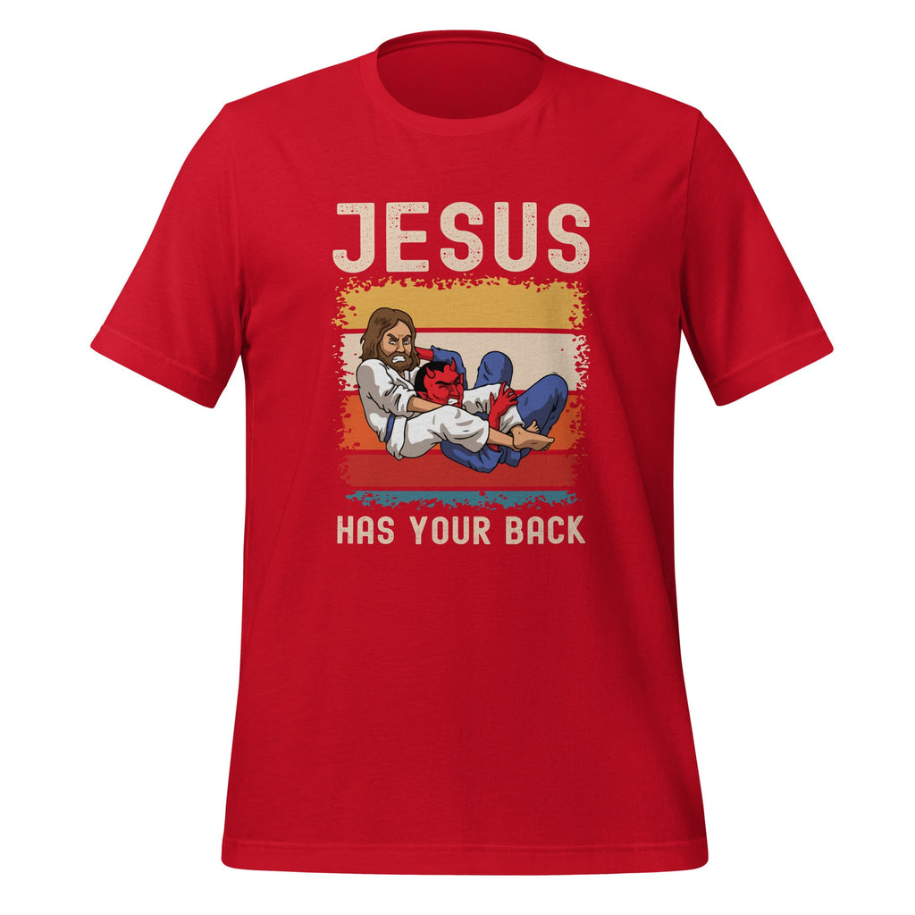 Jesus Has Your Back Brazilian Jiu Jitsu Christian Unisex product image 4