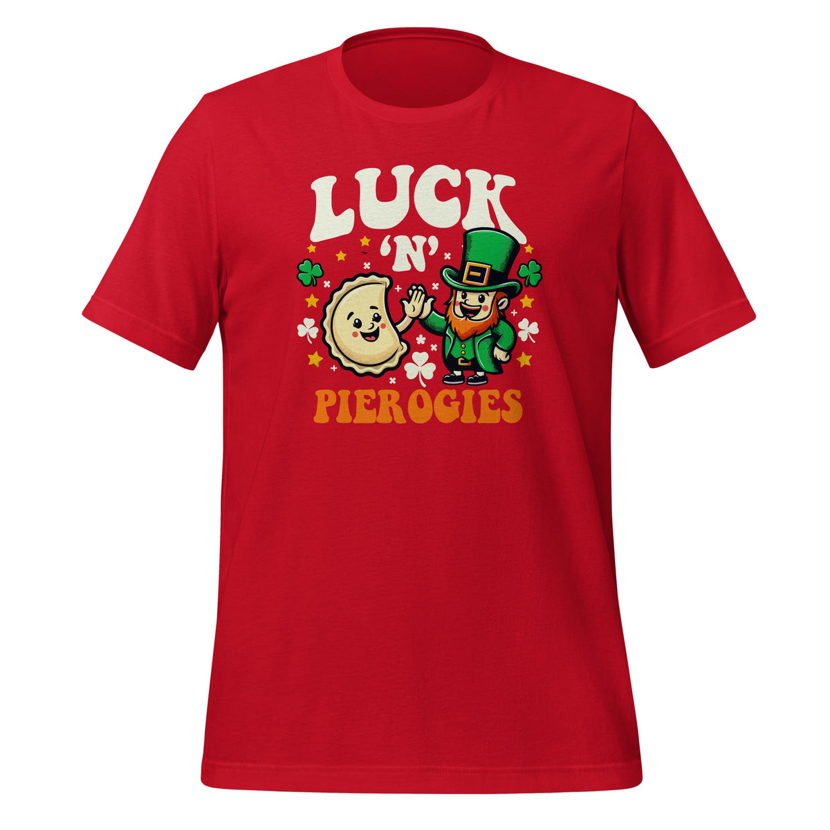 Luck N Pierogies Funny Polish Irish St Patricks Day Unisex product image 4