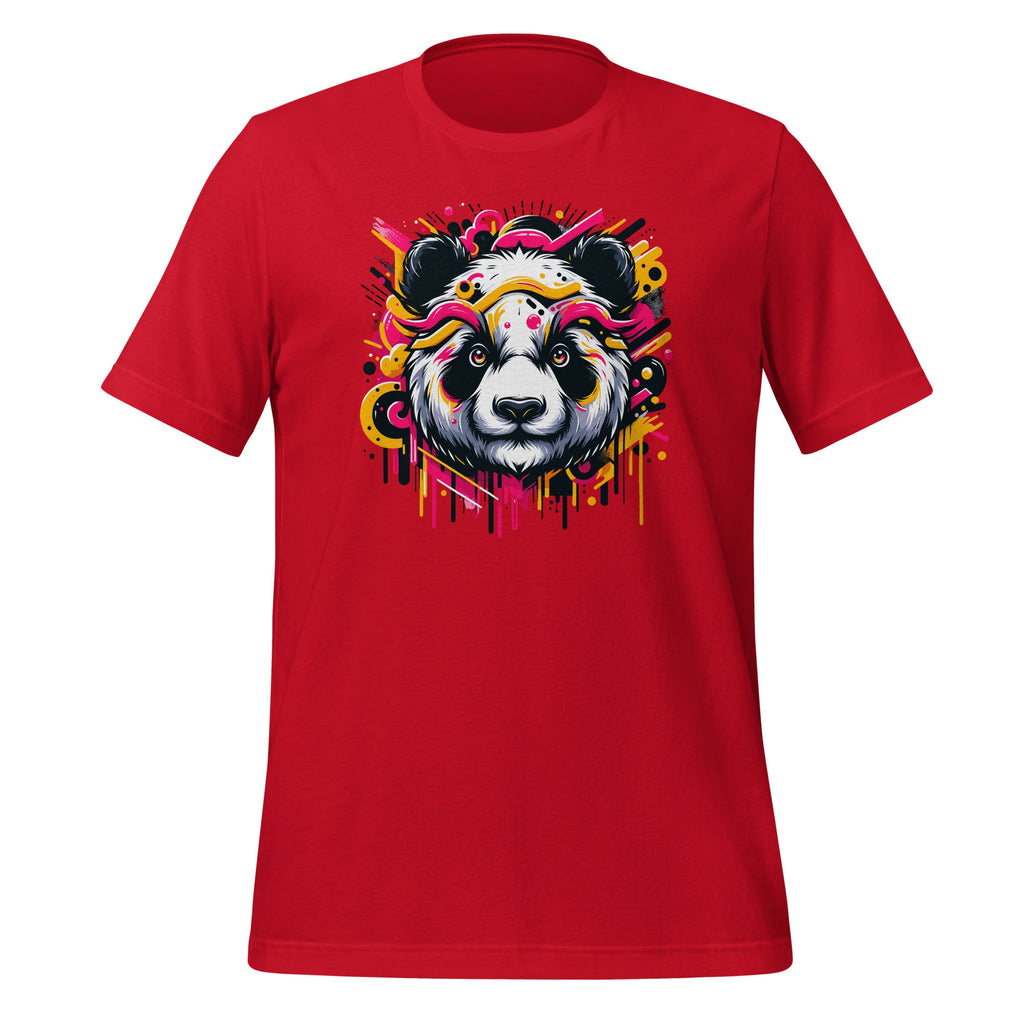 Zoo Animal Lover Graffiti Panda Unisex T-Shirt product image 4