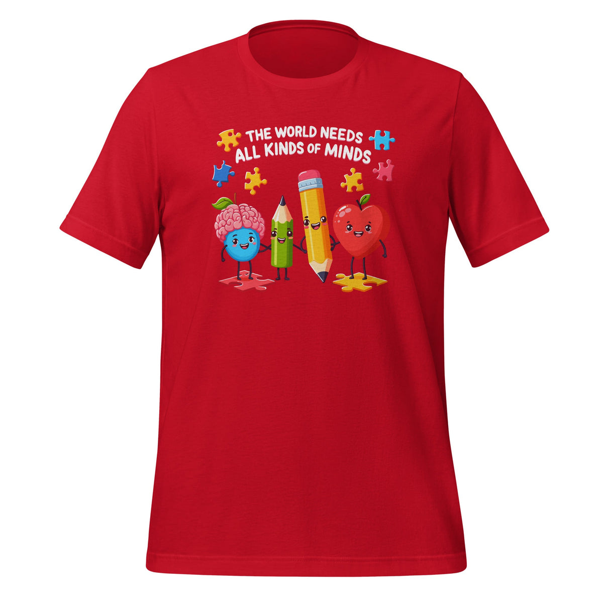 The World Needs All Kinds Of Minds Special Education Unisex product image 4