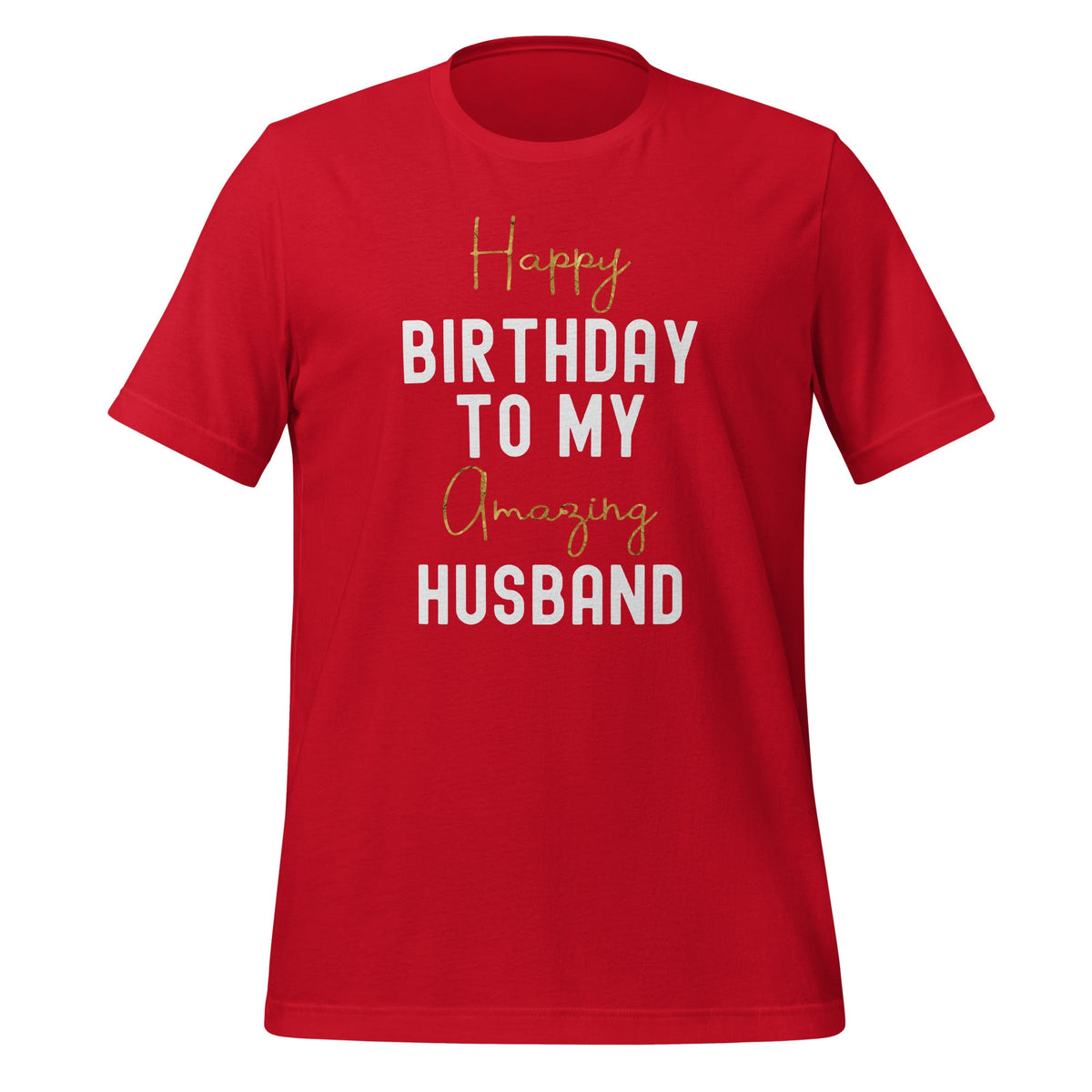 Happy Birthday To My Amazing Husband Bday Party Unisex product image 4