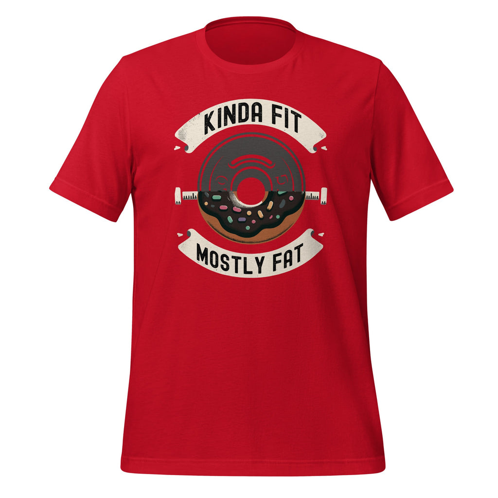 Kinda Fit Mostly Fat Fitness Funny Gym Workout Unisex product image 4
