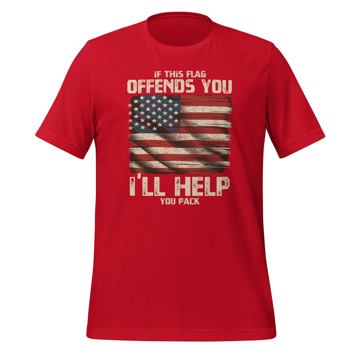 I'll Help You Pack Your Bags American Unisex T-Shirt product image 4