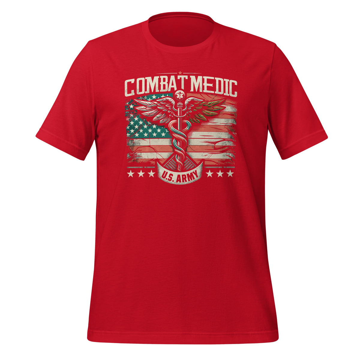 Combat Medic Veteran Medical Military Flag Vintage American product image 4