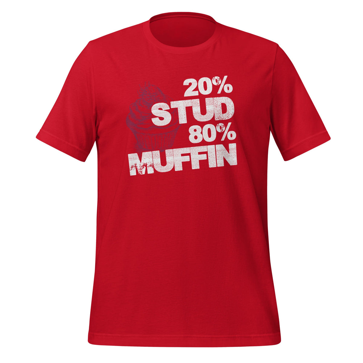 20% Stud 80% Muffin - Funny Sweet Dessert Day Quotes product image 5