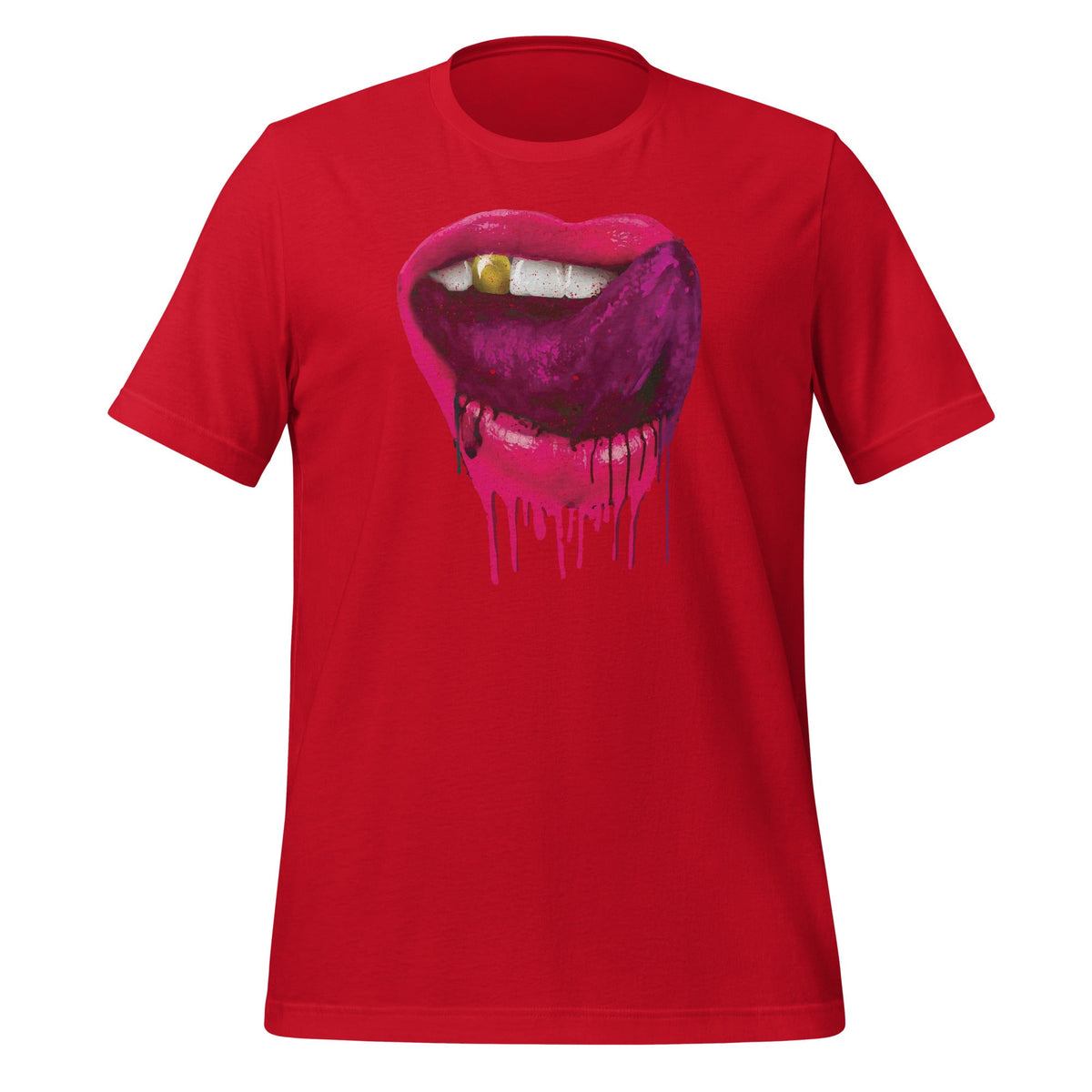 Hot Pink Lips Mouth Tongue Out - Cool Vintage Retro product image 4