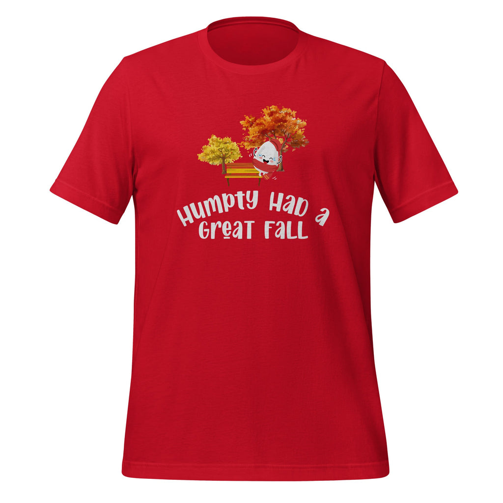 Humpty Had A Great Fall - Autumn Funny Saying Short-Sleeve product image 4