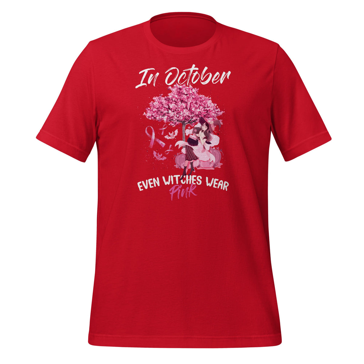 In October Even Witches Wear Pink - Breast Cancer Awareness product image 4