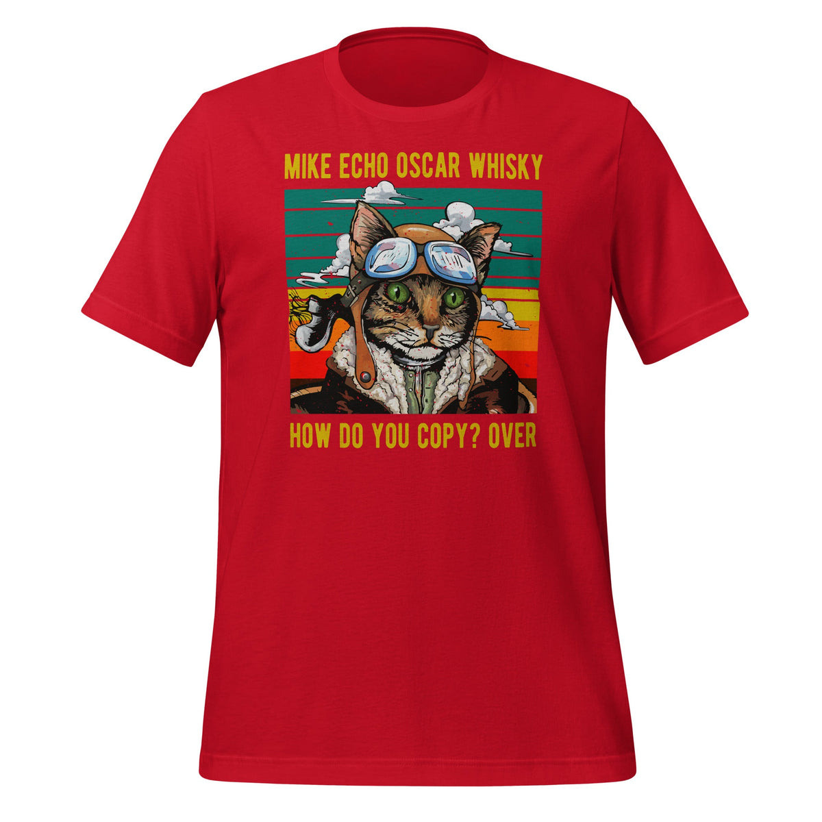 Mike Echo Oscar Whisky Cat - Funny Pun Pilot Vintage product image 4