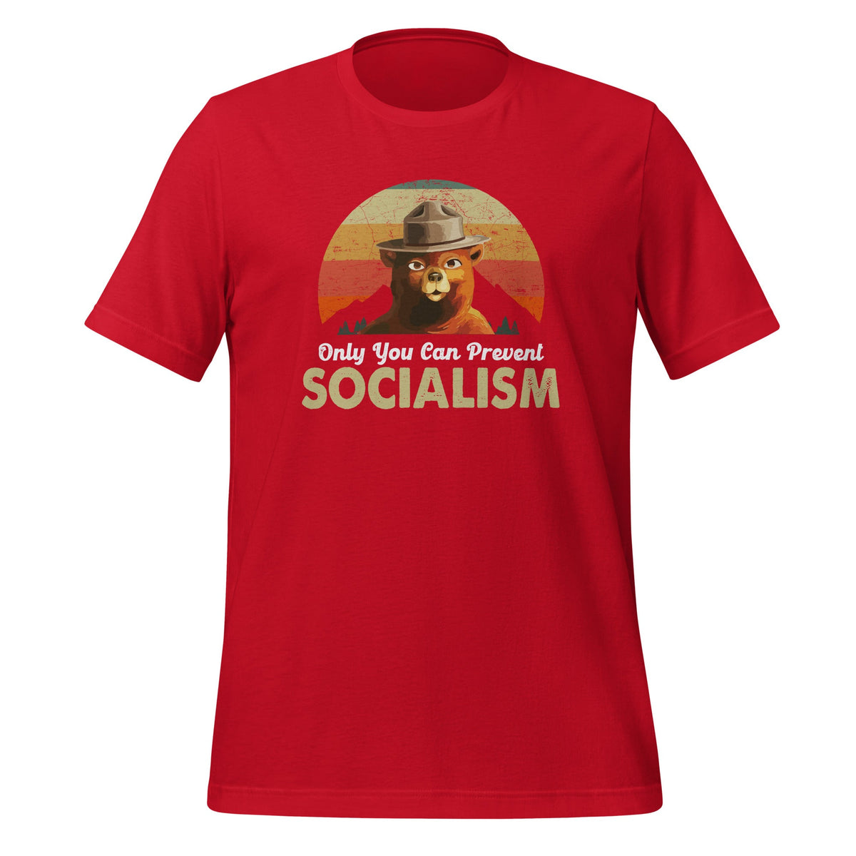 Only You Can Prevent Socialism Bear - Vintage Funny product image 4