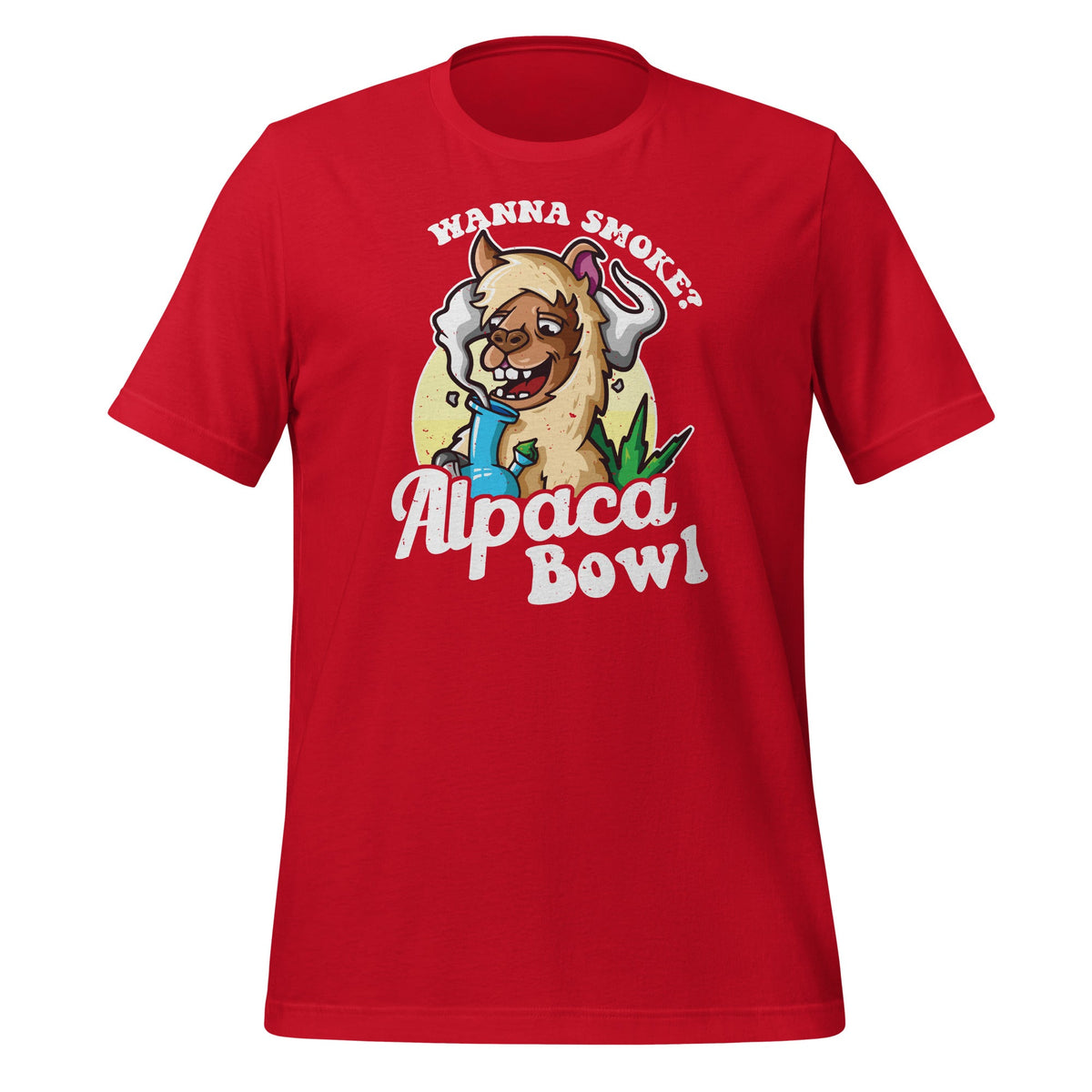 Wanna Smoke Alpaca Bowl - Funny Weed Cannabis Lover product image 4