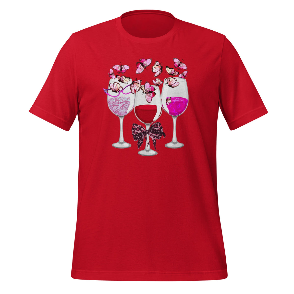 Wine Glass Butterfly Pink Ribbon - Breast Cancer Awareness product image 4