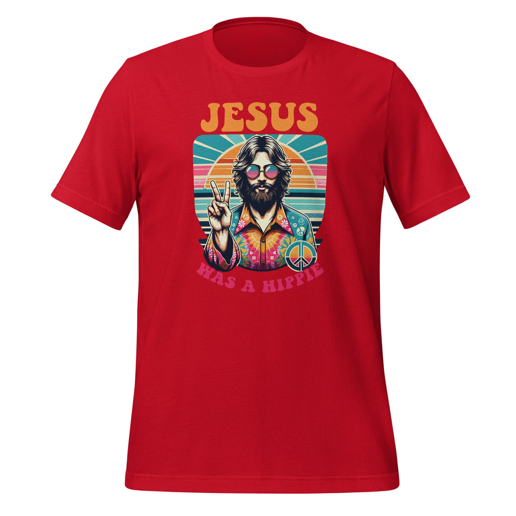Jesus Was A Hippie Funny Groovy Christian Religious Unisex product image 4