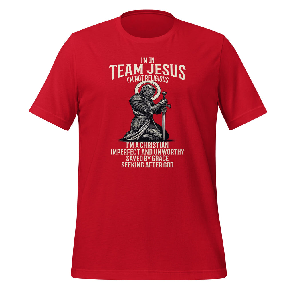 I'm on Team Jesus I'm Not Religious Knights Warrior Easter product image 4