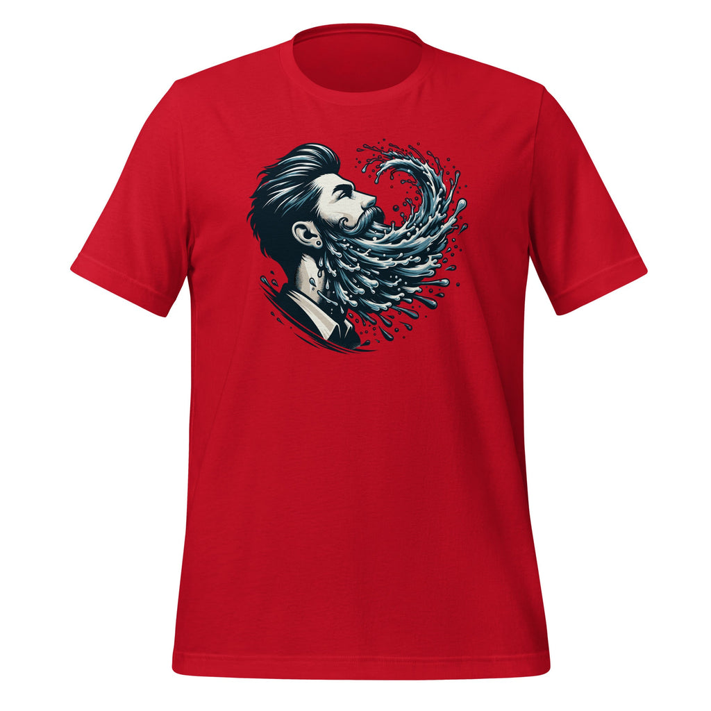I Grow A Beard And I Know Things Funny Flip Unisex T-Shirt product image 4