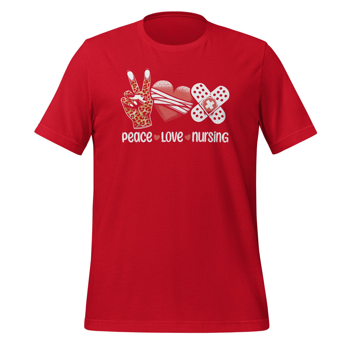 Peace Love Nursing Leopard Cute Nurse CNA Life Unisex product image 4