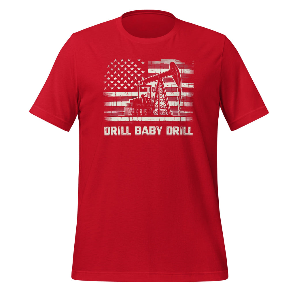 Drill Baby Oilrig American Flag Funny Political Unisex product image 4