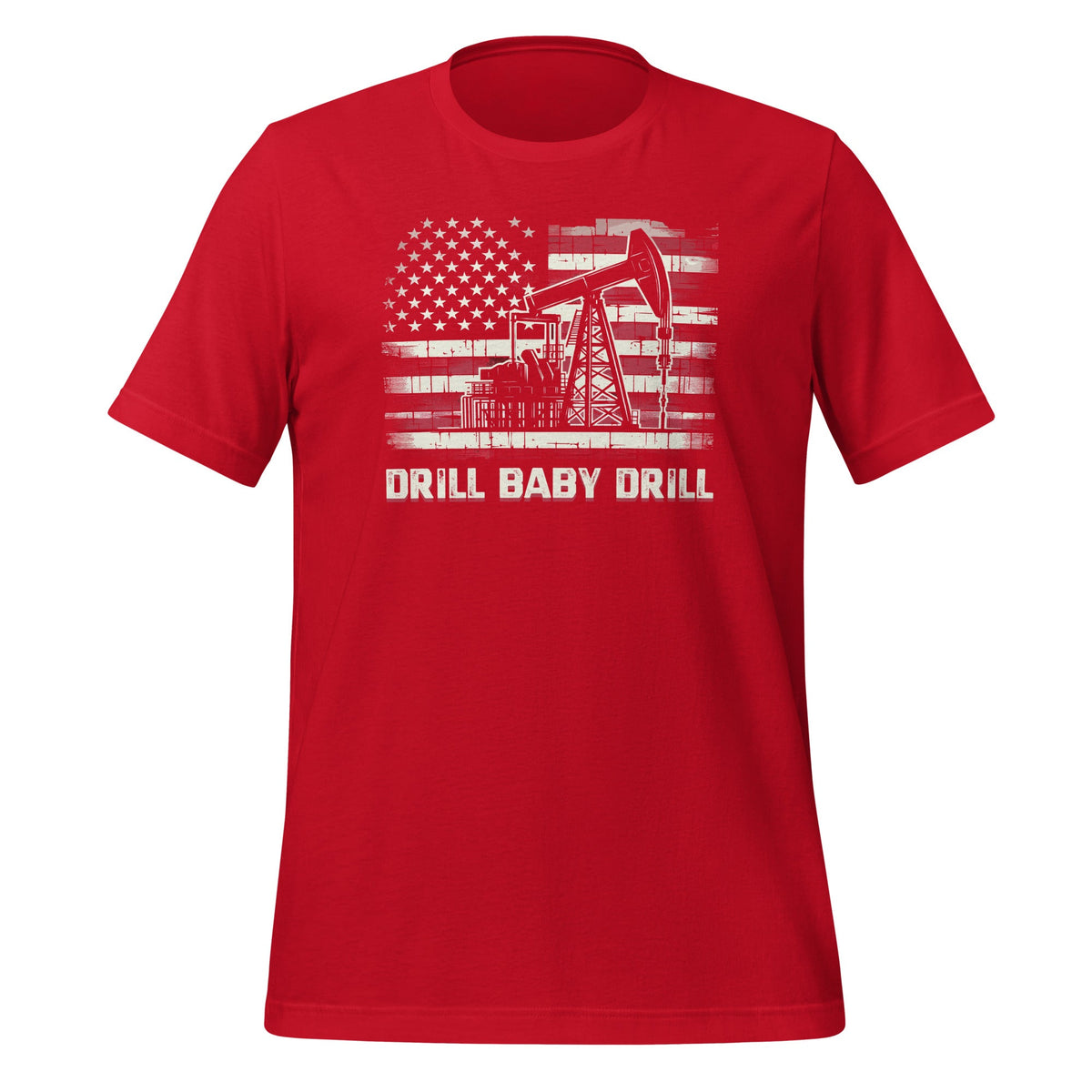 Drill Baby Oilrig American Flag Funny Political Unisex product image 4
