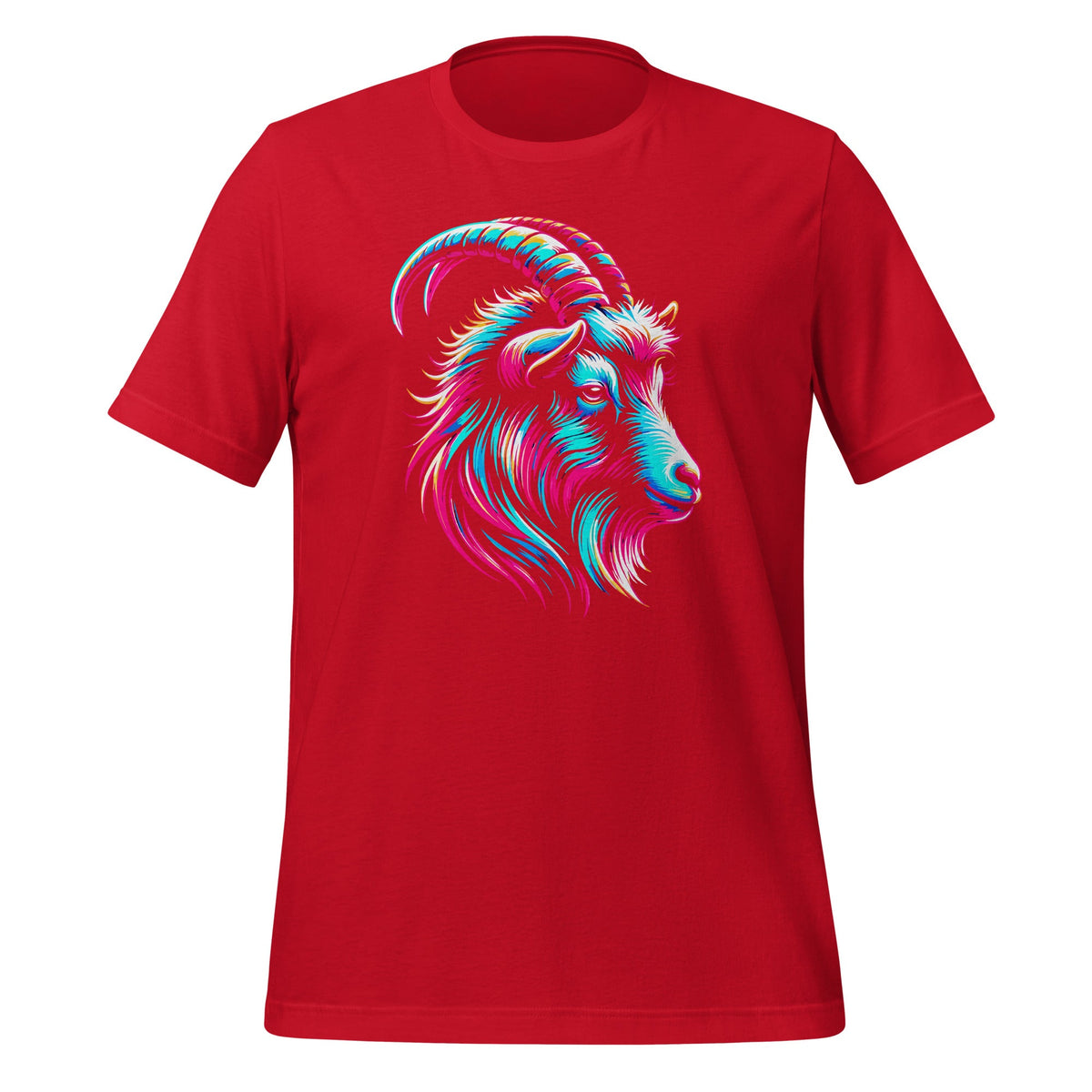 Goat Colorful Artwork Animal Motif Unisex T-Shirt product image 4