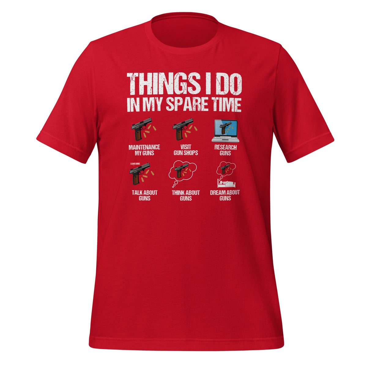 Things I Do In My Spare Time Funny Gun Lover Enthusiast product image 3