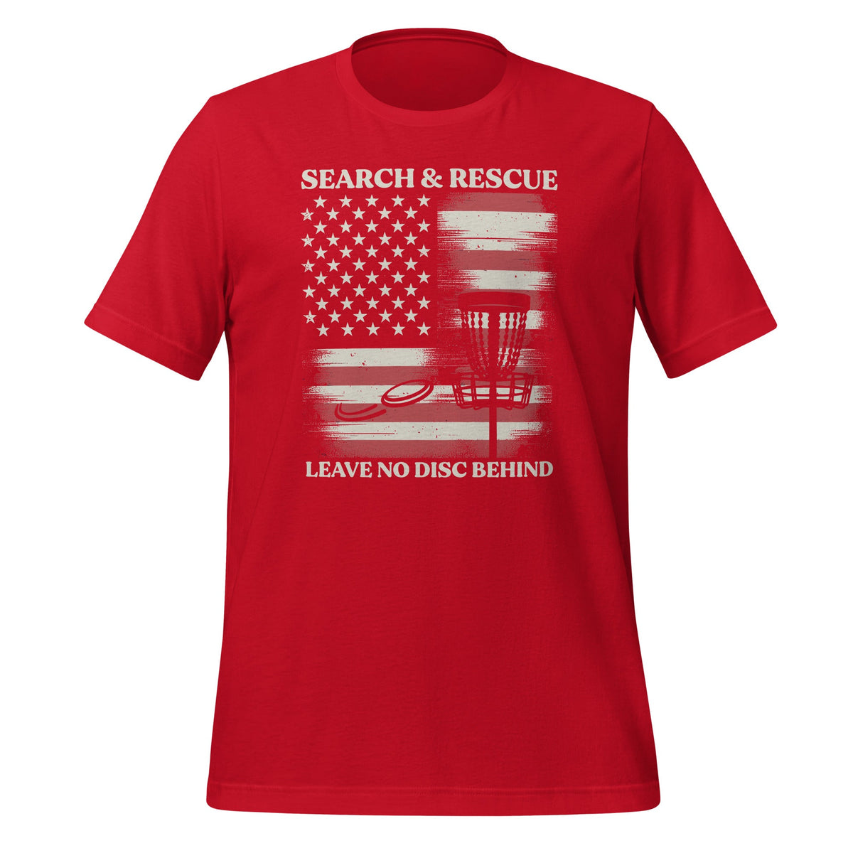 Disc Golf Search & Rescue Leave No Behind Unisex T-Shirt product image 4