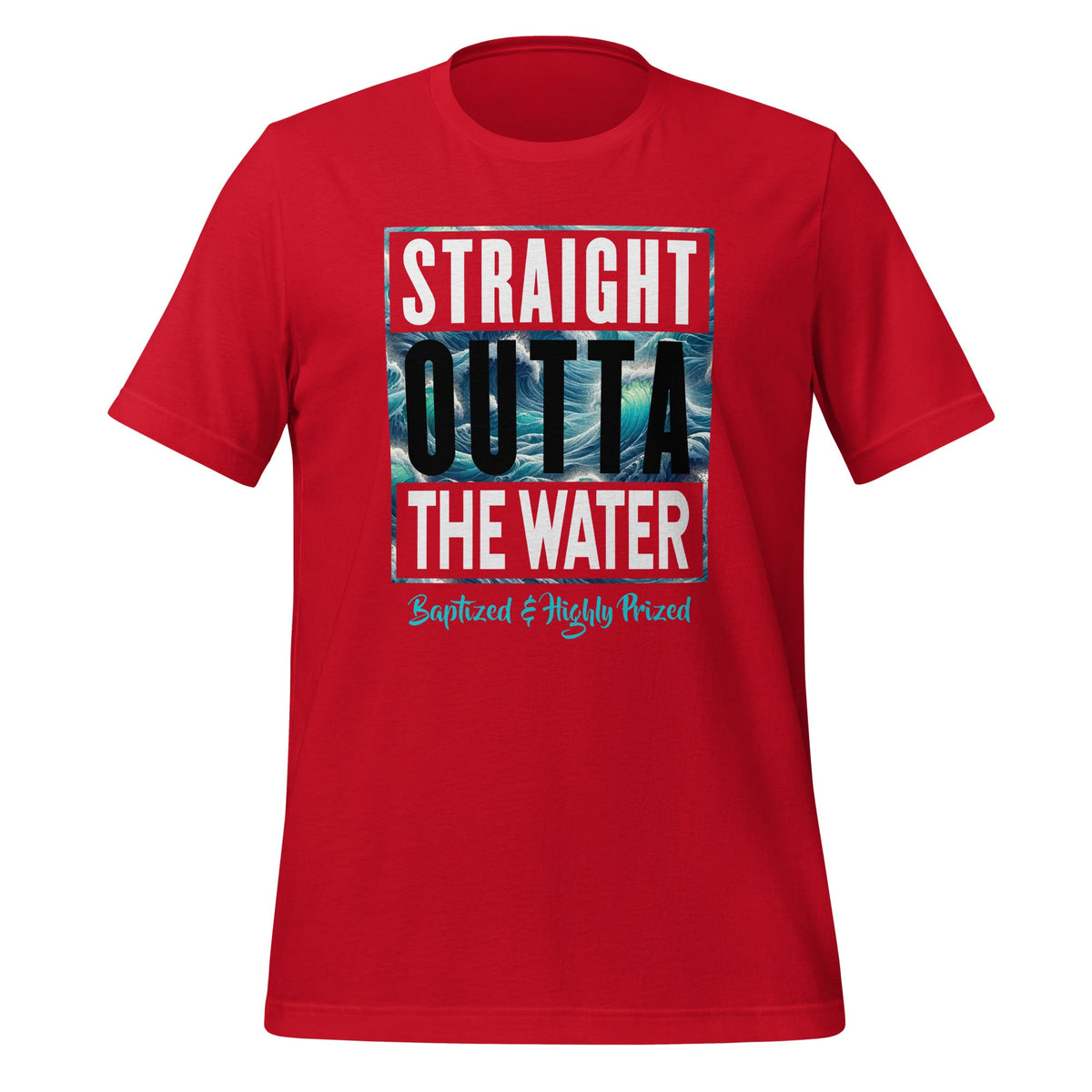 Straight Outta Water Funny Baptism Christians Baptized product image 4