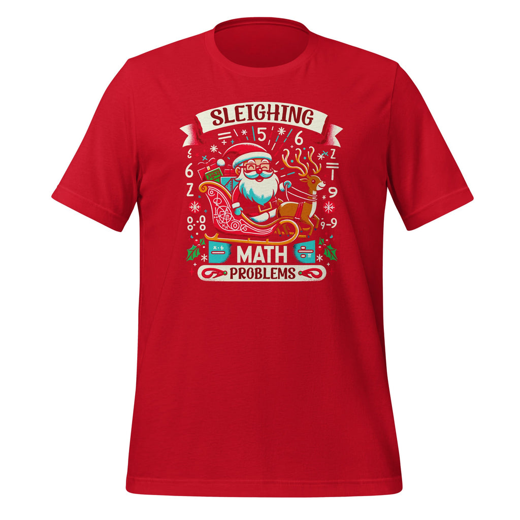 Sleighing Santa Math Problems Funny Christmas Teacher product image 3