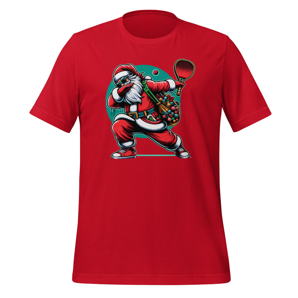 Funny Playing Pickleball Christmas Dabbing Santa Unisex product image 3