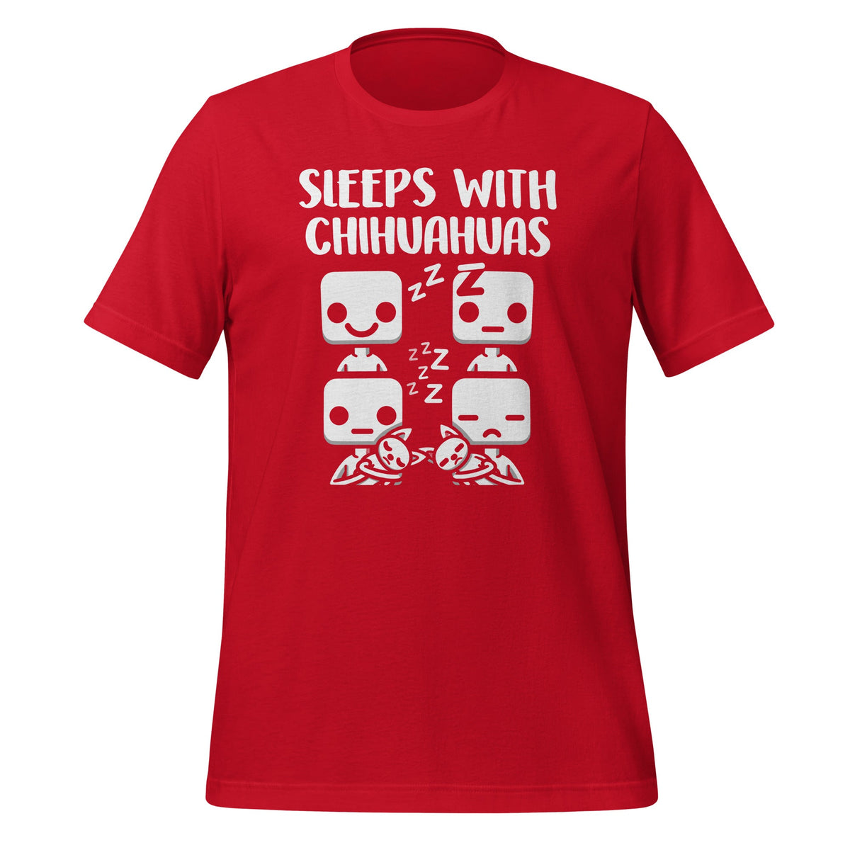 Sleeps With Chihuahuas Stick Figure Dog Lovers Unisex product image 3
