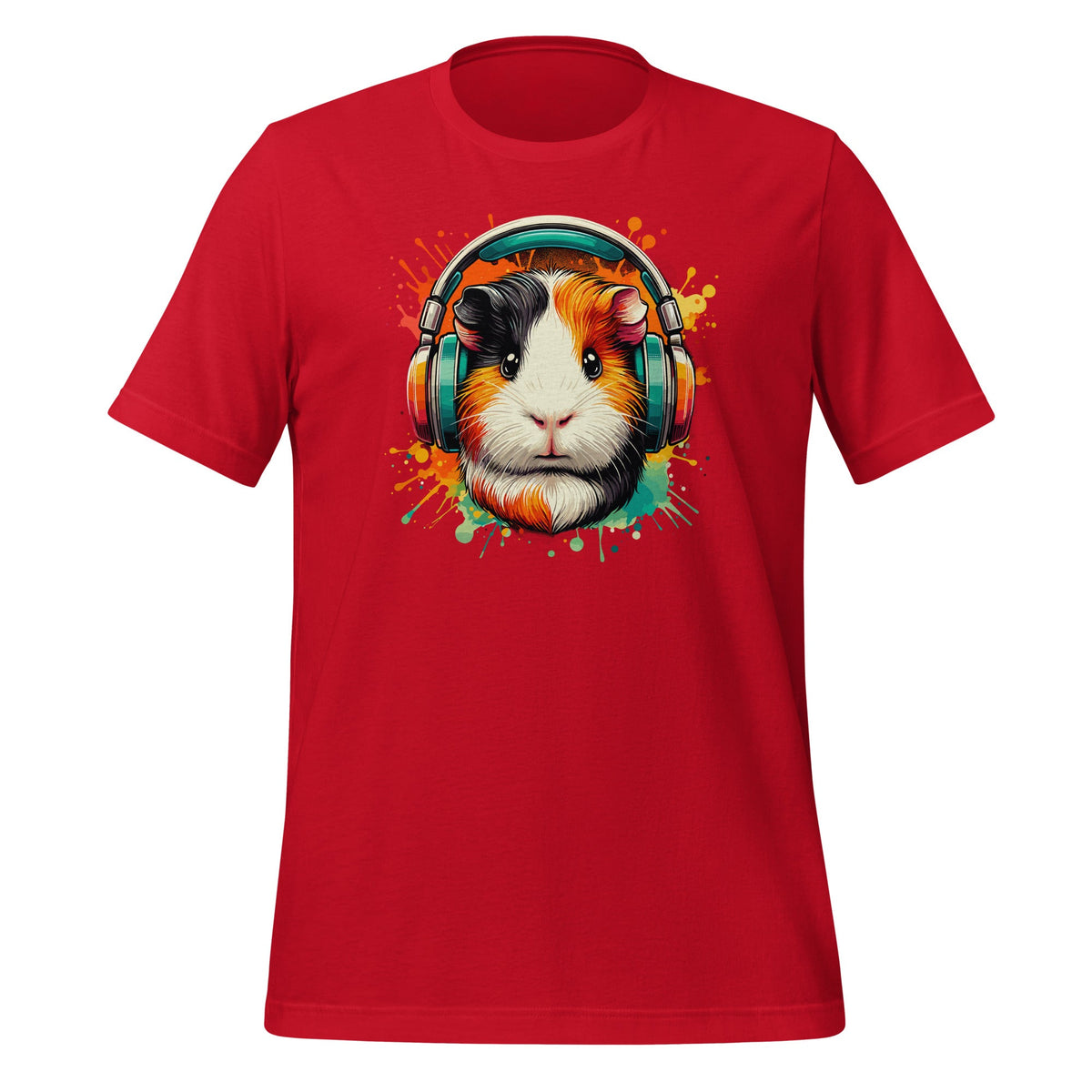Watercolor Headphones Funny Guinea Pig Cute Animal Unisex product image 3