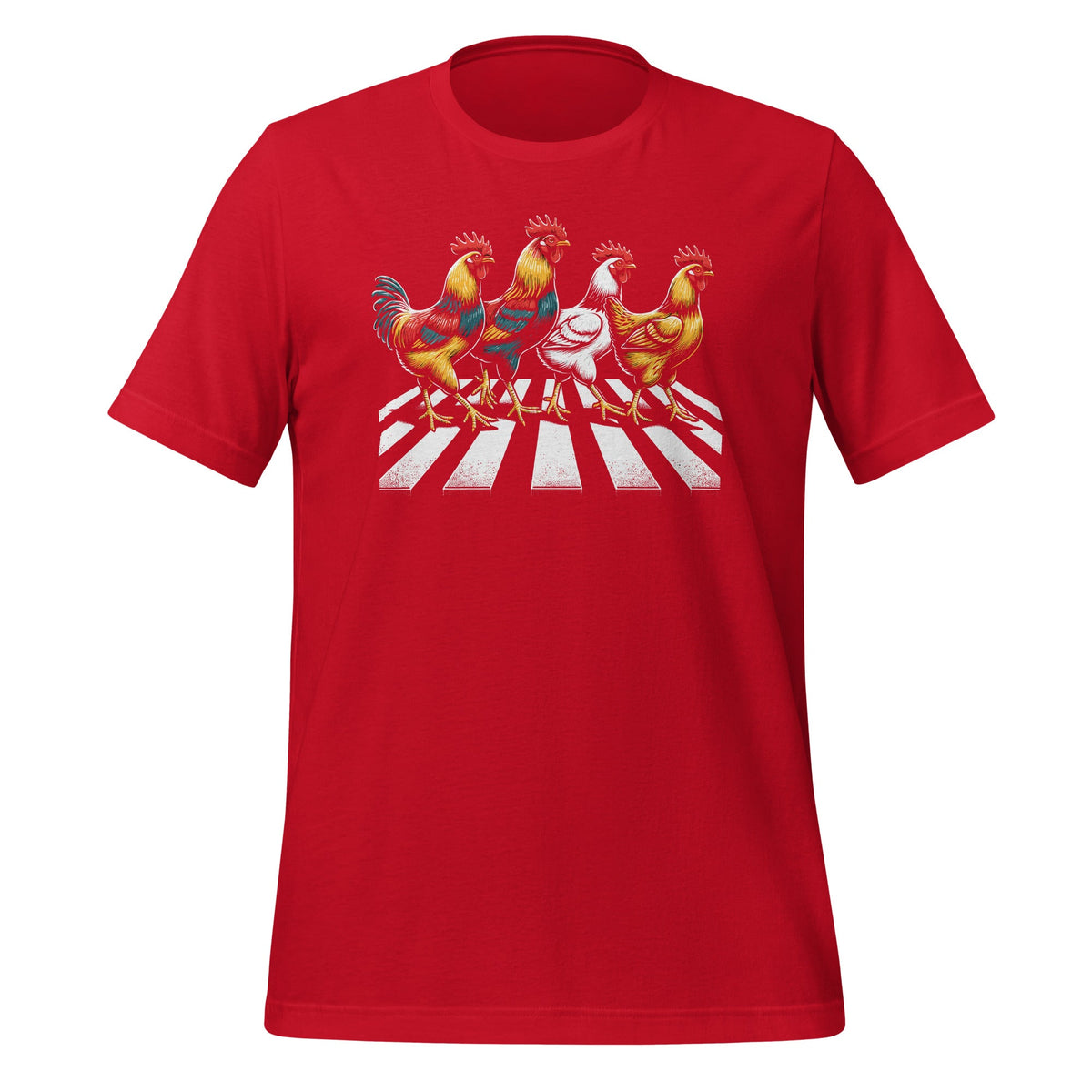 Chicken Crossing Road Crosswalk Funny Rooster Farmer Unisex product image 3