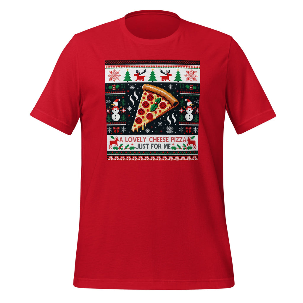 A Lovely Cheese Pizza Just For Me Ugly Xmas Christmas product image 3