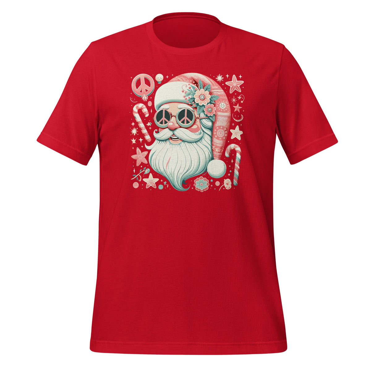 Retro Vintage 60s 70s Santa Christmas Hippie Xmas Smile product image 3