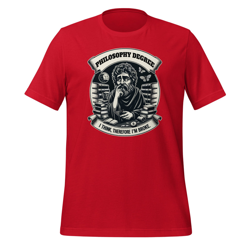 Philosophy Degree: I Think, Therefore I'm Broke Funny product image 3
