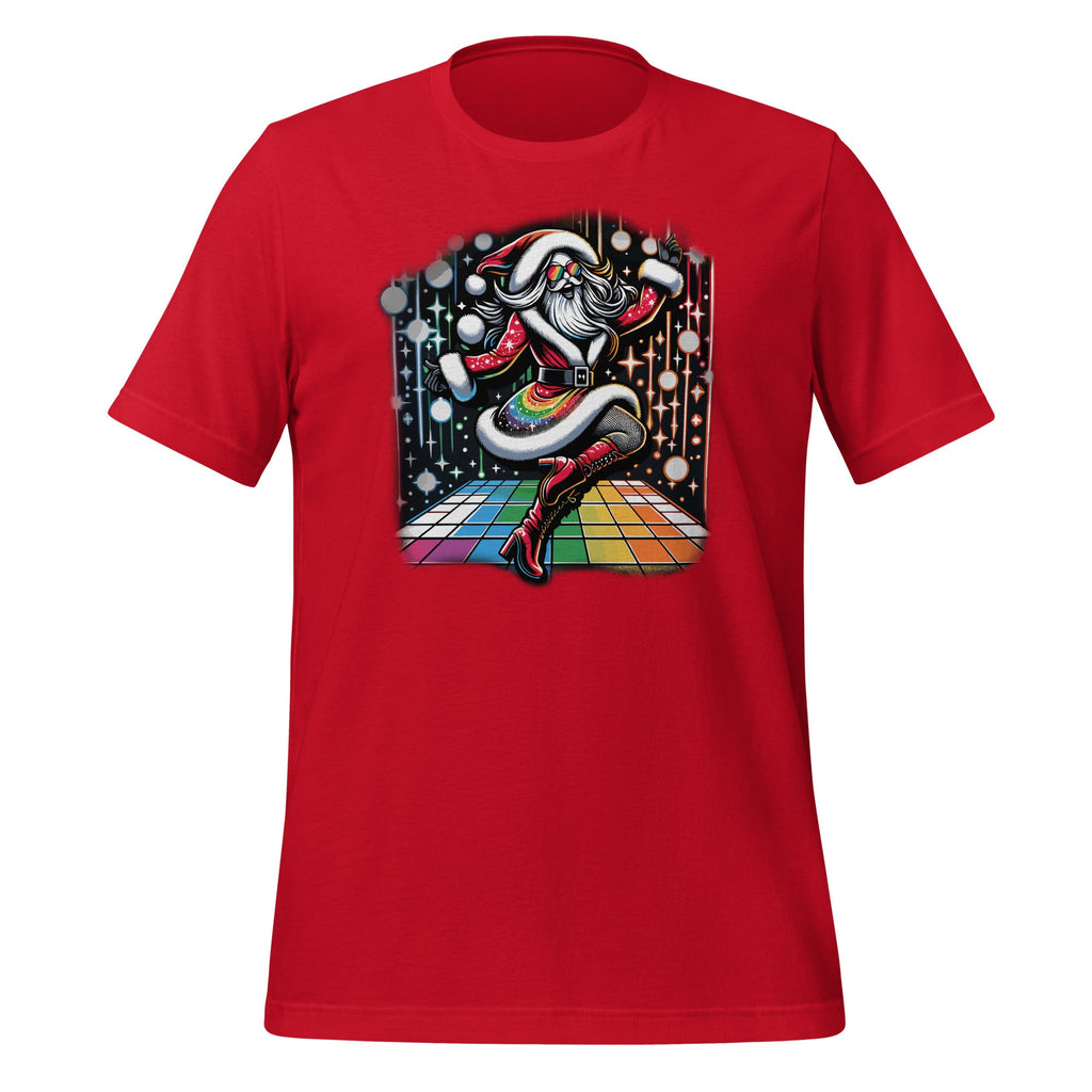Retro Drag Queen LGBTQ Santa Xmas Funny Dancing Disco product image 3