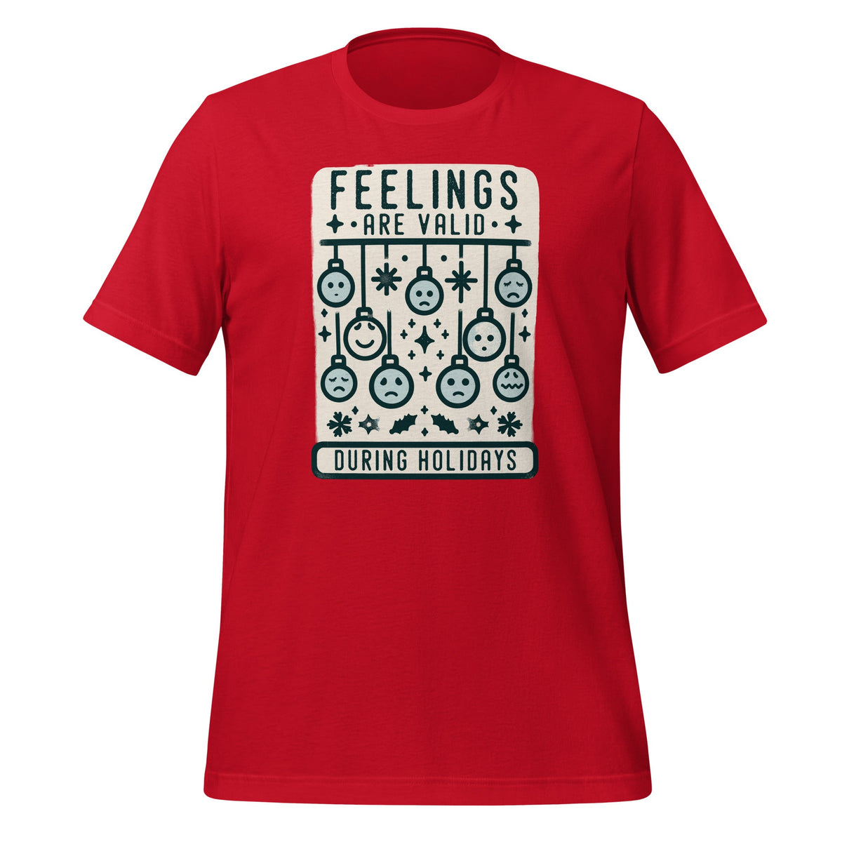 Feelings Are Valid During Holidays Mental Health Christmas product image 3
