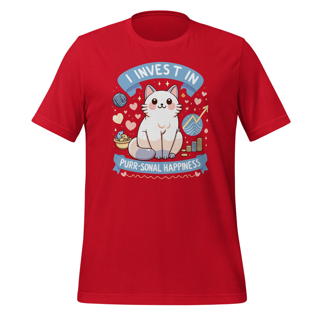 I Invest In Purr-sonal Happiness Cat Kitten Lovers Fans product image 3
