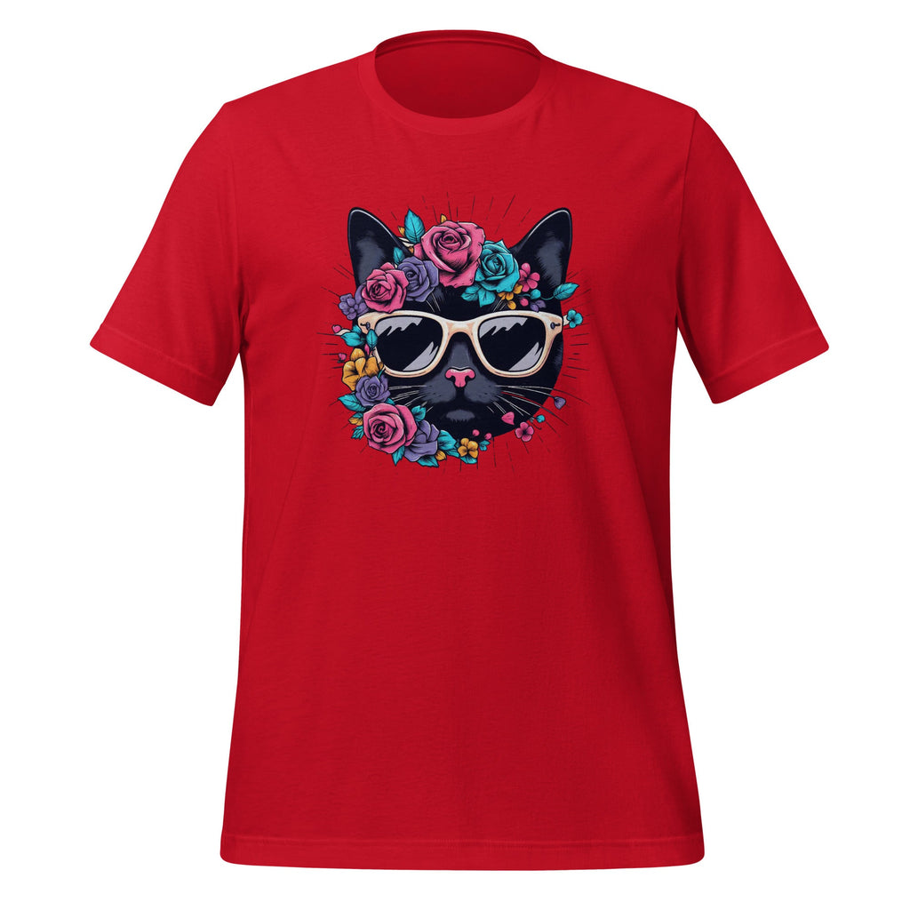 Cat Lover Artwork Sunglasses Flower Animal Graphic Unisex product image 3