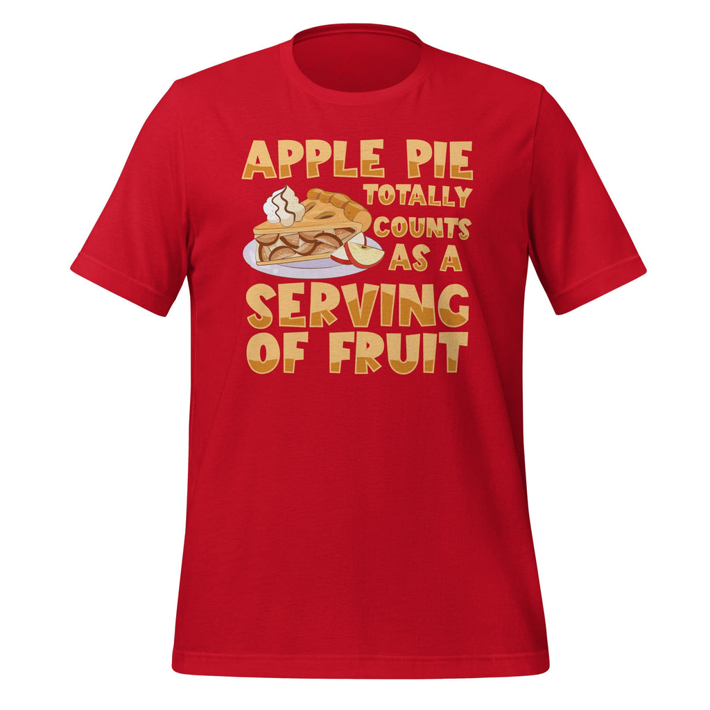 Bakery Apple Lover Pie Thanksgiving Food Red Day Unisex product image 3