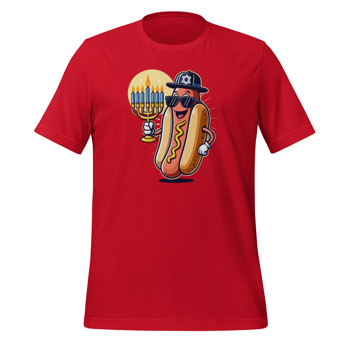 Jewish Hotdog Funny Food Hanukkah Pajamas Chanukah Jew product image 3