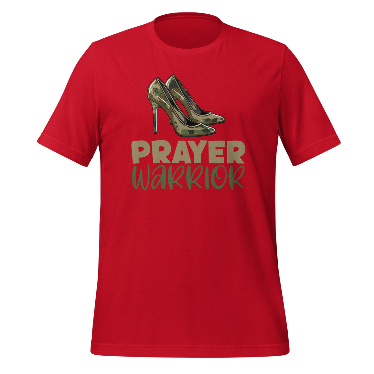 Camo Heels Prayer Warrior Faith God Jesus Christian Unisex product image 3