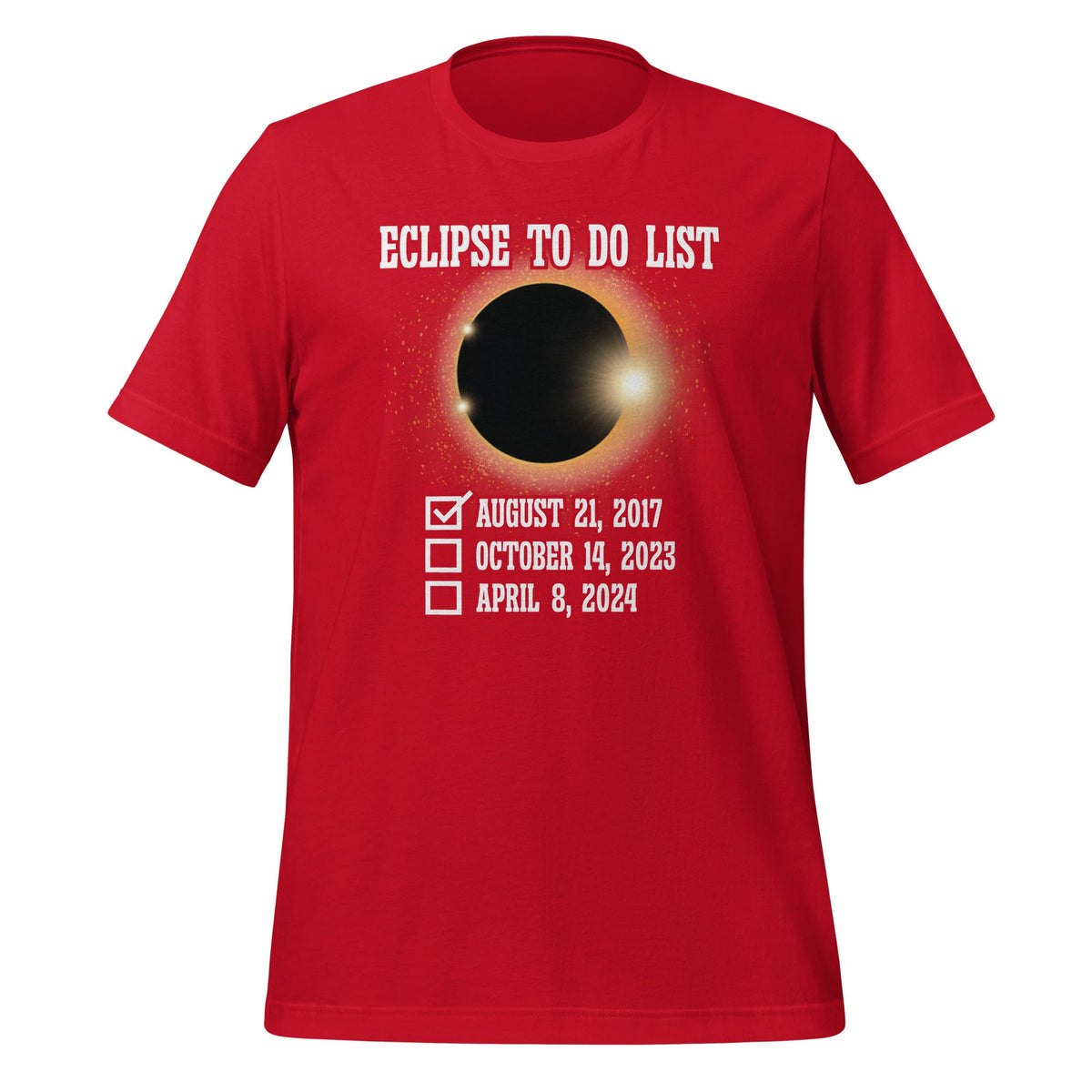 To Do List Annular Solar Eclipse 2017 2023 2024 Totality product image 3