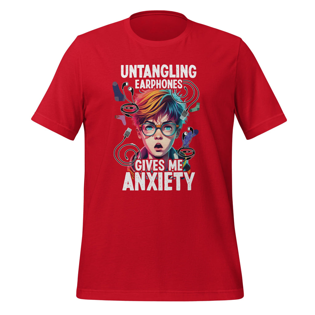 Untangling Earphones Gives Me Anxiety Funny Music Lover product image 3