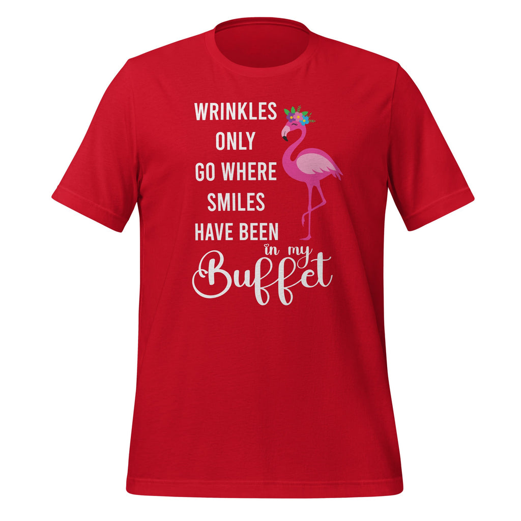 Wrinkles Only Go Where Smiles Have Been Cute Flamingo product image 3