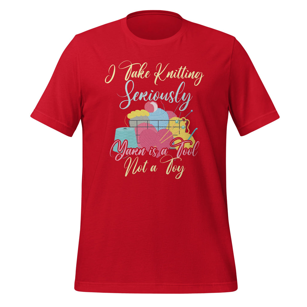 I Take Knitting Seriously Yarn is a Tool, Not a Toy Knit product image 3